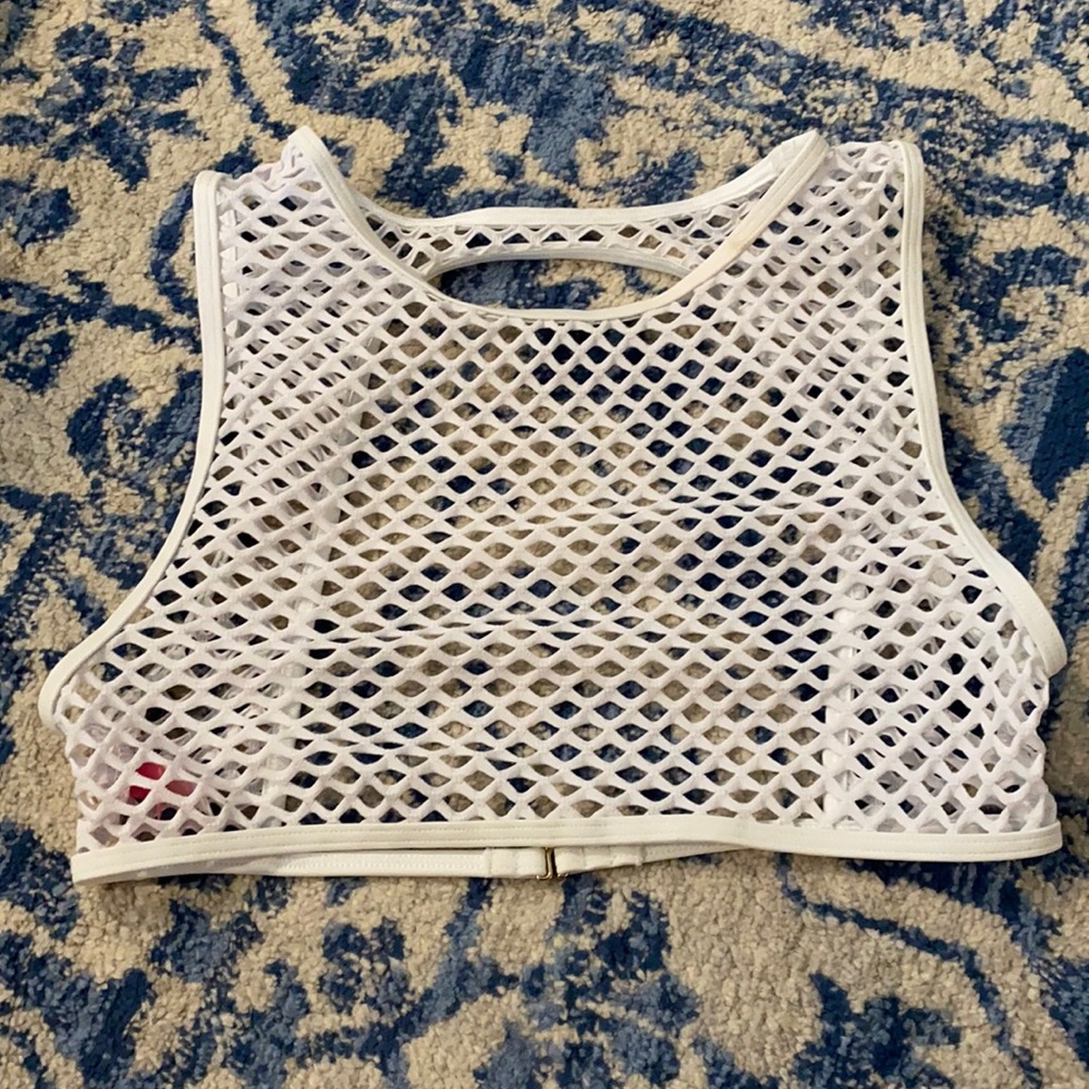 Victoria’s Secret fishnet crop